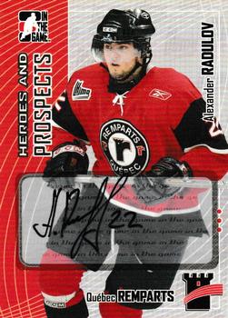 2005-06 In The Game Heroes and Prospects - Autographs #A-AR Alexander Radulov Front