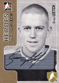 2005-06 In The Game Heroes and Prospects - Autographs #A-BL Brian Leetch Front