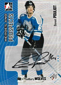 2005-06 In The Game Heroes and Prospects - Autographs #A-BP Benoit Pouliot Front