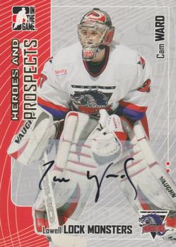 2005-06 In The Game Heroes and Prospects - Autographs #A-CW Cam Ward Front