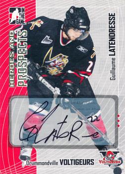 2005-06 In The Game Heroes and Prospects - Autographs #A-GL Guillaume Latendresse Front