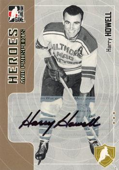 2005-06 In The Game Heroes and Prospects - Autographs #A-HH Harry Howell Front