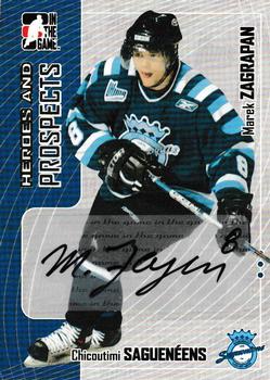 2005-06 In The Game Heroes and Prospects - Autographs #A-MZ Marek Zagrapan Front