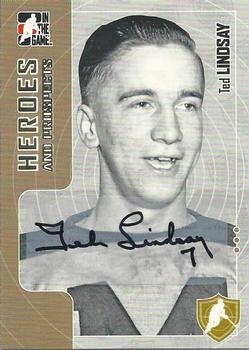 2005-06 In The Game Heroes and Prospects - Autographs #A-TL Ted Lindsay Front