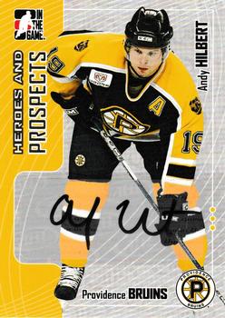 2005-06 In The Game Heroes and Prospects - Autographs #A-AHI Andy Hilbert Front