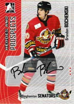 2005-06 In The Game Heroes and Prospects - Autographs #A-BBO Brandon Bochenski Front