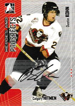 2005-06 In The Game Heroes and Prospects - Autographs #A-DKO Dustin Kohn Front