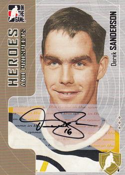 2005-06 In The Game Heroes and Prospects - Autographs #A-DSA Derek Sanderson Front