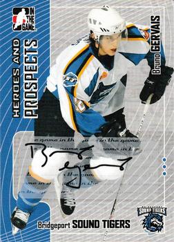 2005-06 In The Game Heroes and Prospects - Autographs Series II #A-BG Bruno Gervais Front
