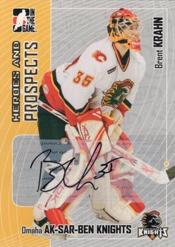 2005-06 In The Game Heroes and Prospects - Autographs Series II #A-BK Brent Krahn Front