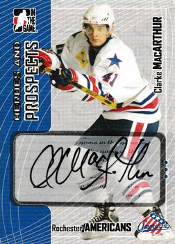 2005-06 In The Game Heroes and Prospects - Autographs Series II #A-CM Clarke MacArthur Front