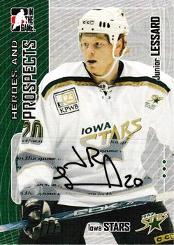 2005-06 In The Game Heroes and Prospects - Autographs Series II #A-JL Junior Lessard Front