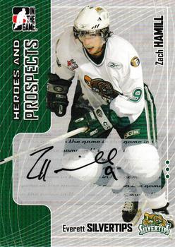 2005-06 In The Game Heroes and Prospects - Autographs Series II #A-ZH Zach Hamill Front