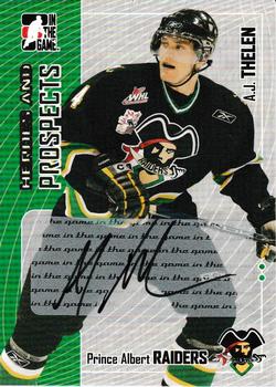 2005-06 In The Game Heroes and Prospects - Autographs Series II #A-AJT A.J. Thelen Front