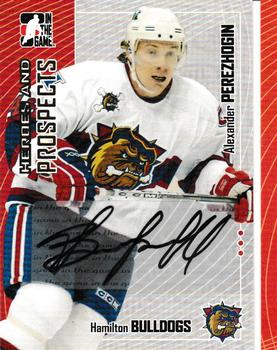2005-06 In The Game Heroes and Prospects - Autographs Series II #A-APR Alexander Perezhogin Front