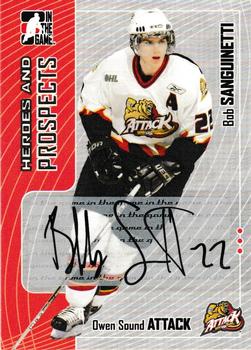 2005-06 In The Game Heroes and Prospects - Autographs Series II #A-BSG Bobby Sanguinetti Front