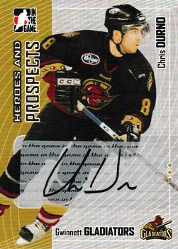 2005-06 In The Game Heroes and Prospects - Autographs Series II #A-CDR Chris Durno Front
