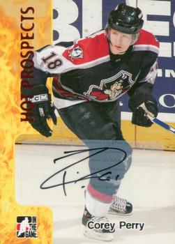 2005-06 In The Game Heroes and Prospects - Autographs Series II #A-CP3 Corey Perry Front