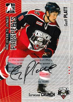 2005-06 In The Game Heroes and Prospects - Autographs Series II #A-GPL Geoff Platt Front