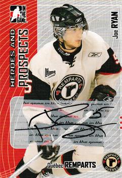 2005-06 In The Game Heroes and Prospects - Autographs Series II #A-JRY Joe Ryan Front