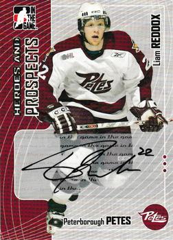 2005-06 In The Game Heroes and Prospects - Autographs Series II #A-LRD Liam Reddox Front