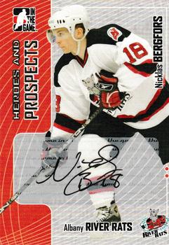 2005-06 In The Game Heroes and Prospects - Autographs Series II #A-NBG Nicklas Bergfors Front