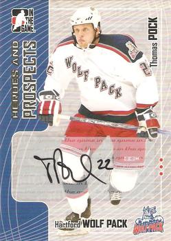 2005-06 In The Game Heroes and Prospects - Autographs Series II #A-TPK Thomas Pock Front