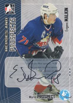 2005-06 In The Game Heroes and Prospects - Autographs Series II #A-EMA2 Evgeni Malkin Front