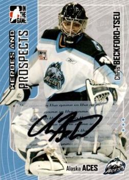 2005-06 In The Game Heroes and Prospects - Autographs Update #A-CBT Chris Beckford-Tseu Front