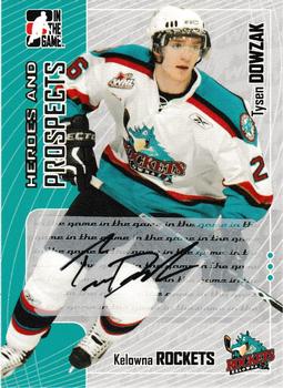 2005-06 In The Game Heroes and Prospects - Autographs Update #A-TD Tysen Dowzak Front