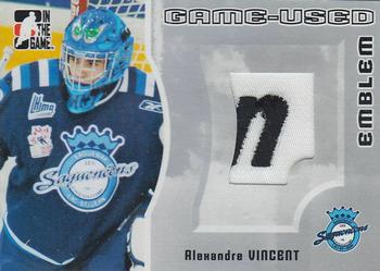 2005-06 In The Game Heroes and Prospects - Emblems #GUE-78 Alexandre Vincent Front