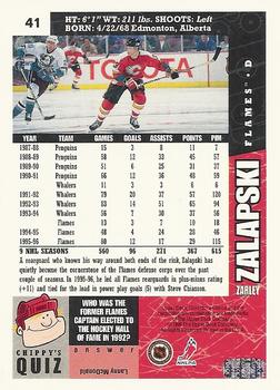1996-97 Collector's Choice #41 Zarley Zalapski Back