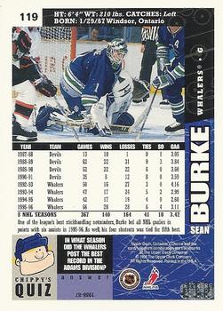 1996-97 Collector's Choice #119 Sean Burke Back
