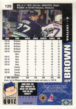 1996-97 Collector's Choice #120 Jeff Brown Back