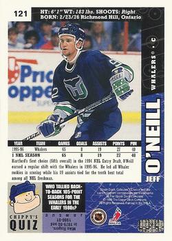 1996-97 Collector's Choice #121 Jeff O'Neill Back