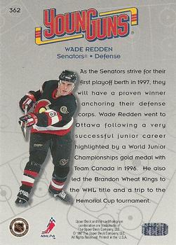 1996-97 Collector's Choice #362 Wade Redden Back