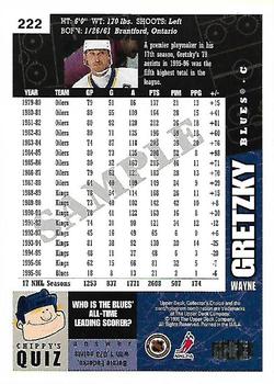 1996-97 Collector's Choice #222 Wayne Gretzky Back