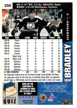 1996-97 Collector's Choice #250 Brian Bradley Back