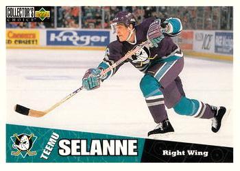 1996-97 Collector's Choice #2 Teemu Selanne Front