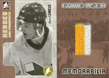 2005-06 In The Game Heroes and Prospects - Hero Memorabilia #HM-01 Mario Lemieux Front