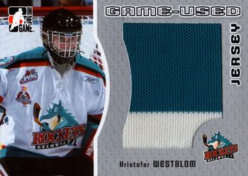2005-06 In The Game Heroes and Prospects - Jerseys #GUJ-43 Kristofer Westblom Front