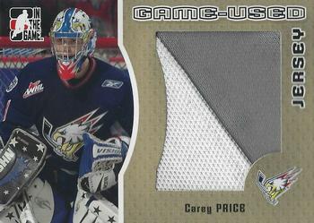 2005-06 In The Game Heroes and Prospects - Jerseys Gold #GUJ-36 Carey Price Front
