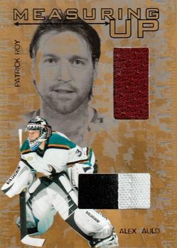 2005-06 In The Game Heroes and Prospects - Measuring Up Gold #MU-05 Alex Auld / Patrick Roy Front
