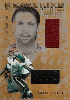2005-06 In The Game Heroes and Prospects - Measuring Up Gold #MU-07 Maxime Ouellet / Patrick Roy Front