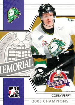 2005-06 In The Game Heroes and Prospects - Memorial Cup #MC-04 Corey Perry Front