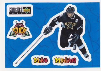 1996-97 Collector's Choice - Stick-Ums #S15 Mike Modano Front