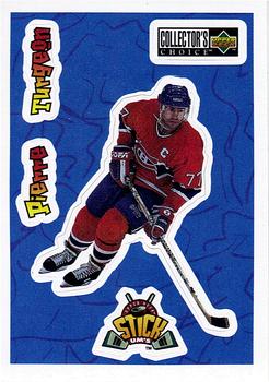 1996-97 Collector's Choice - Stick-Ums #S19 Pierre Turgeon Front