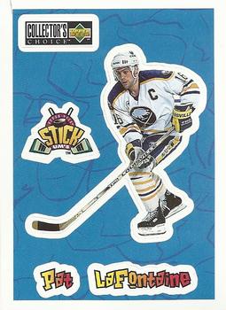 1996-97 Collector's Choice - Stick-Ums #S21 Pat LaFontaine Front
