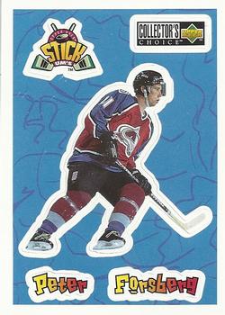1996-97 Collector's Choice - Stick-Ums #S3 Peter Forsberg Front
