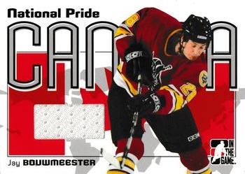 2005-06 In The Game Heroes and Prospects - National Pride #NPR-05 Jay Bouwmeester Front